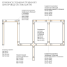 Трек четырехконтактный 3-фазный LIGHTSTAR 503035-R QUATTRO встраиваемый со стыковочными пазами 3м, БЕЛЫЙ